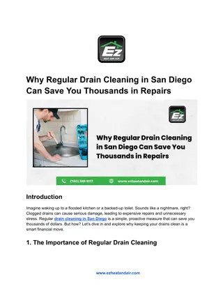 Why Regular Drain Cleaning in San Diego Can Save You Thousands in Repairs