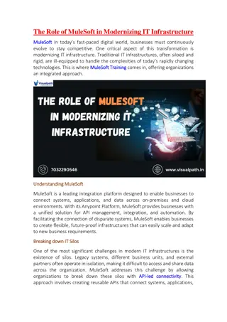 MuleSoft Course Online --MuleSoft Training in Chennai