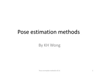 Pose Estimation Methods Overview and Techniques