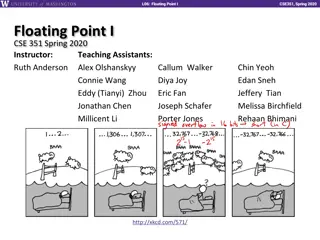 Floating Point in CSE351 - Spring 2020 Lecture Insights