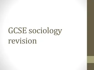 GCSE Sociology Revision - Crime and Deviance Overview