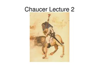 Analysis of Chaucer's The Miller's Tale