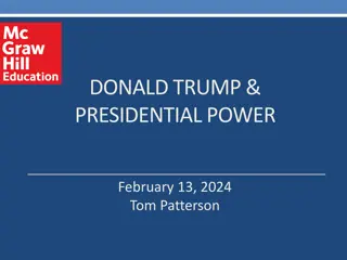 Donald Trump & Presidential Power