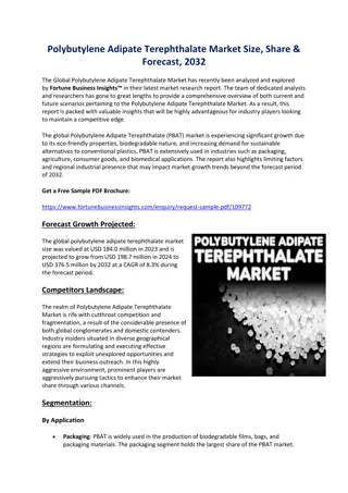 Polybutylene Adipate Terephthalate Market Size, Share & Industry Analysis, 2032