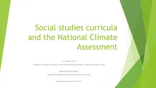 Social Studies Curricula and Climate Change Concepts