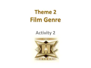 Identifying Film Genres - Features and Analysis