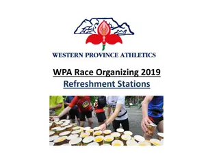 Race Organizing 2019 Refreshment Stations Guidelines