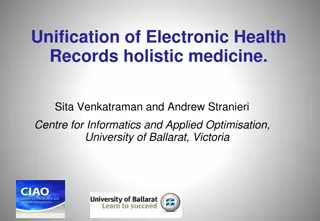 Unification of Electronic Health Records in Holistic Medicine