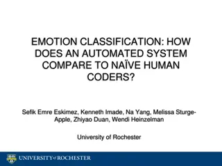 Automated vs Naive: Speech Emotion Classification