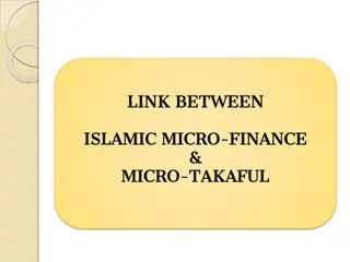Islamic Microfinance: Link Between Islamic Micro Finance & Takaful