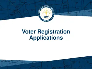 Voter Registration and Credential Management Overview