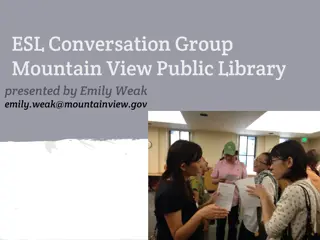 ESL Conversation Group at Mountain View Public Library