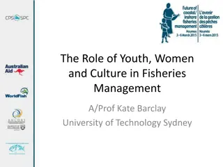 Youth, Women, and Culture in Fisheries Management