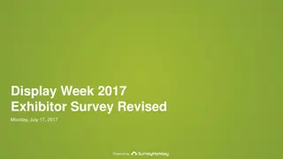 Display Week 2017 Exhibitor Survey