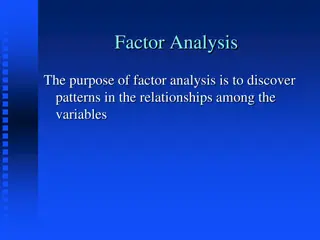 Uncovering Patterns in Relationships Among Variables
