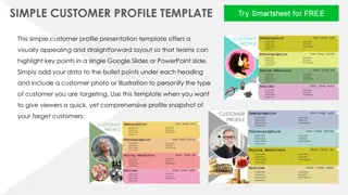 Simple Customer Profile Presentation Template