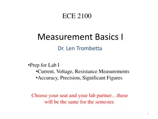 Measurement Basics I