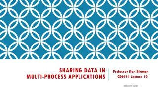 Sharing Data in Multi-Process Applications