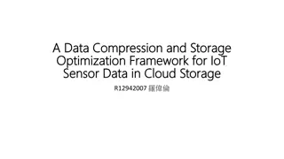 Data Compression Framework for IoT Sensor Data in Cloud Storage