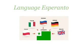 Overview of Esperanto Language: Origins, Usage, and Grammar