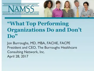 Top Performing Organizations: Strategies for Success