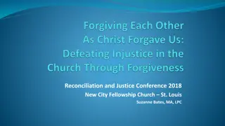 Reconciliation and Justice Conference 2018
