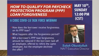 PPP Loan Forgiveness: Key Information and Guidelines