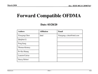 Forward Compatible OFDMA