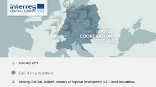 February 2019 Call 4 Overview - Interreg CENTRAL EUROPE