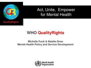 Act,Unite,Empower for Mental Health
