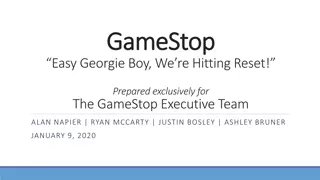 GameStop Executive Team Meeting - Reset Strategy