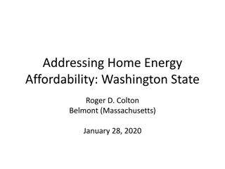 Addressing Home Energy Affordability in Washington State
