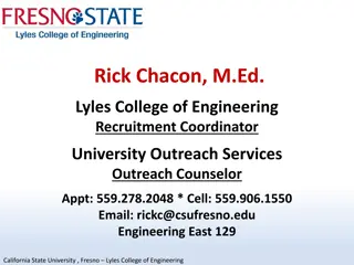 Rick Chacon, M.Ed. - Engineering Recruitment Coordinator