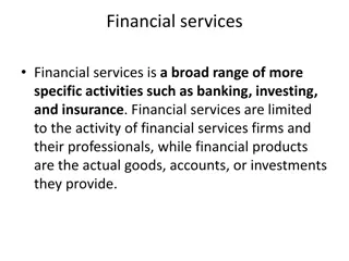 Financial Services and Objectives