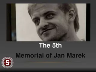 The 5th Memorial of Jan Marek Tournament - HC Sparta Praha Invites You