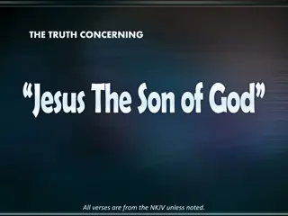 The Truth Concerning Jesus: Son of God & King of Zion