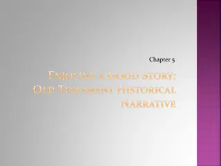Enjoying a Good Story: Old Testament Historical Narrative