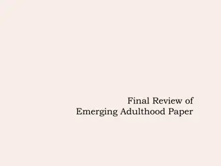 Factors Influencing Emerging Adulthood Development