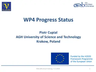 WP4 Progress Status