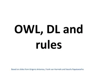 OWL, DL and  rules