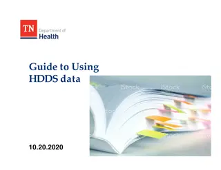 Guide to Using HDDS data