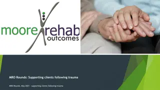Supporting Clients Following Trauma: Practical Tips and Case Study