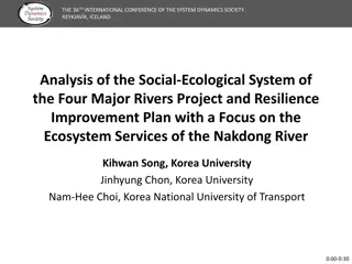 Analysis of Social-Ecological System: Nakdong River Ecosystem Services