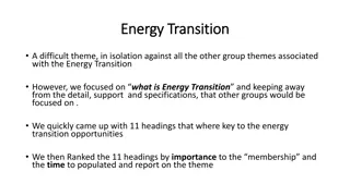Energy Transition