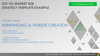 Go-to-Market B2B Strategy Template for Cascade Soda Shop