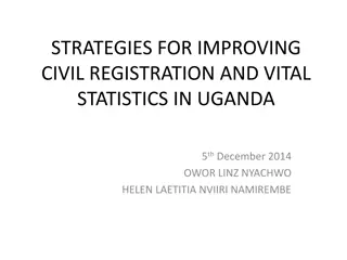 Strategies for Improving Civil Registration in Uganda