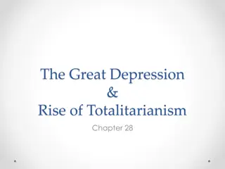The Great Depression & Rise of Totalitarianism Overview