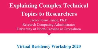 Mastering Communication of Complex Technical Topics