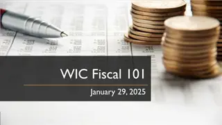 WIC Fiscal Training Overview