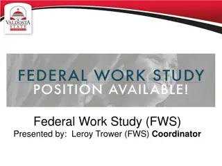 Federal Work Study Program Overview